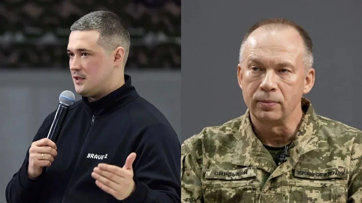 Михайло Федоров і Олександр Сирський на тлі заяви про Зеленського