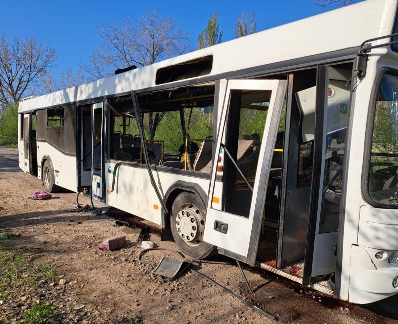 Пошкоджений автобус рейсу Мінськ — Анапа, фейк про атаку дрона ЗСУ