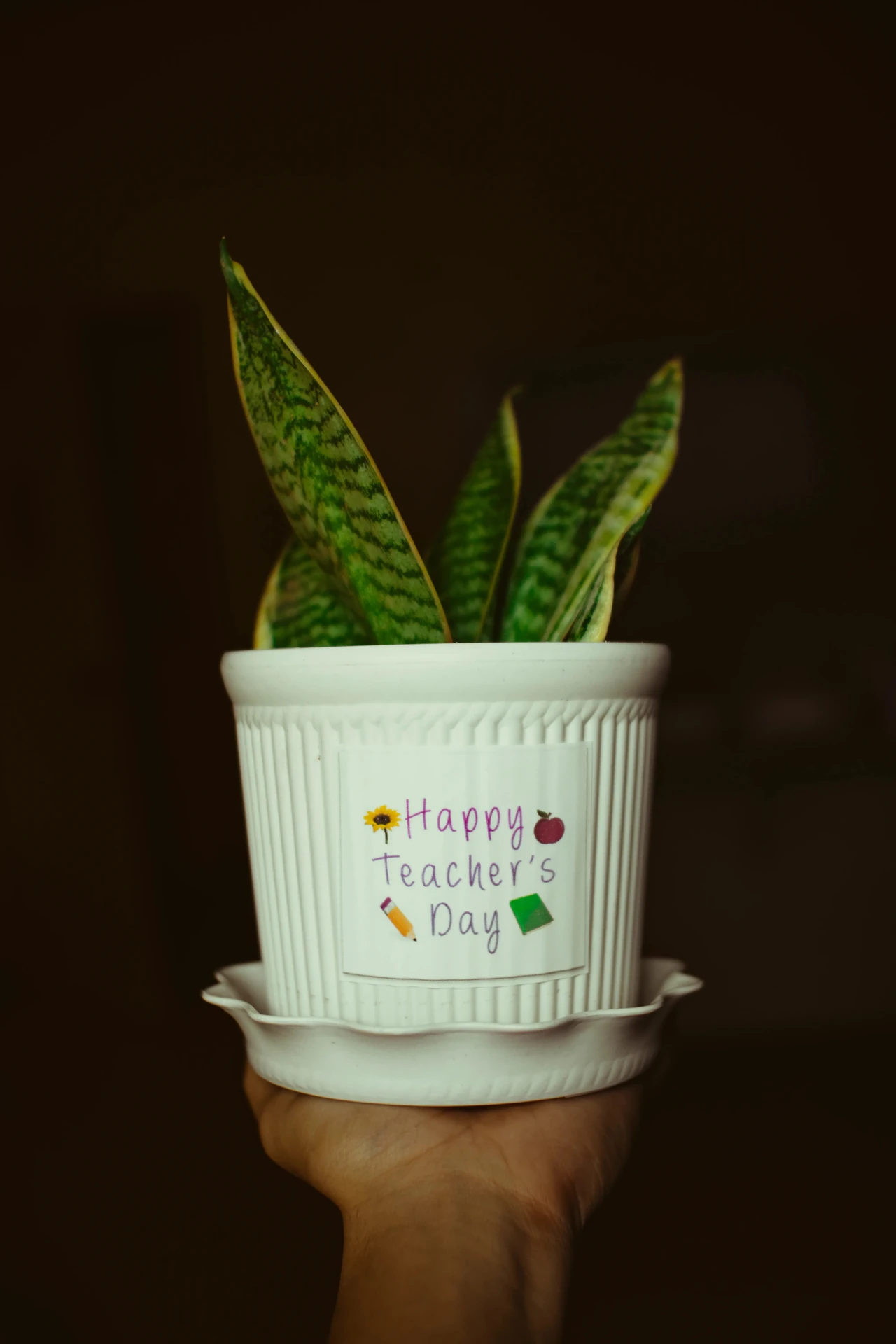 Подарунок вчителю з написом Happy Teacher